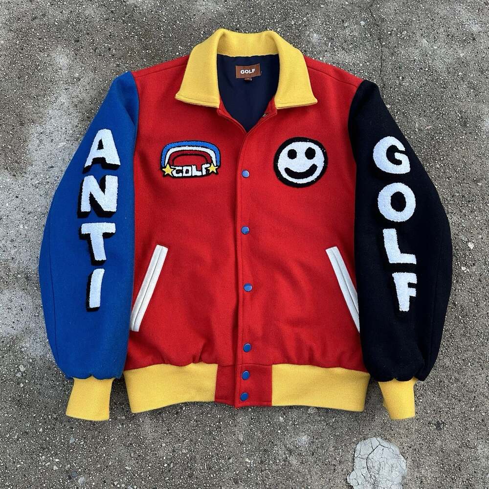 Golf Wang Anti Golf Varsity Jacket Size Large Men Tyler the Creator Streetwear